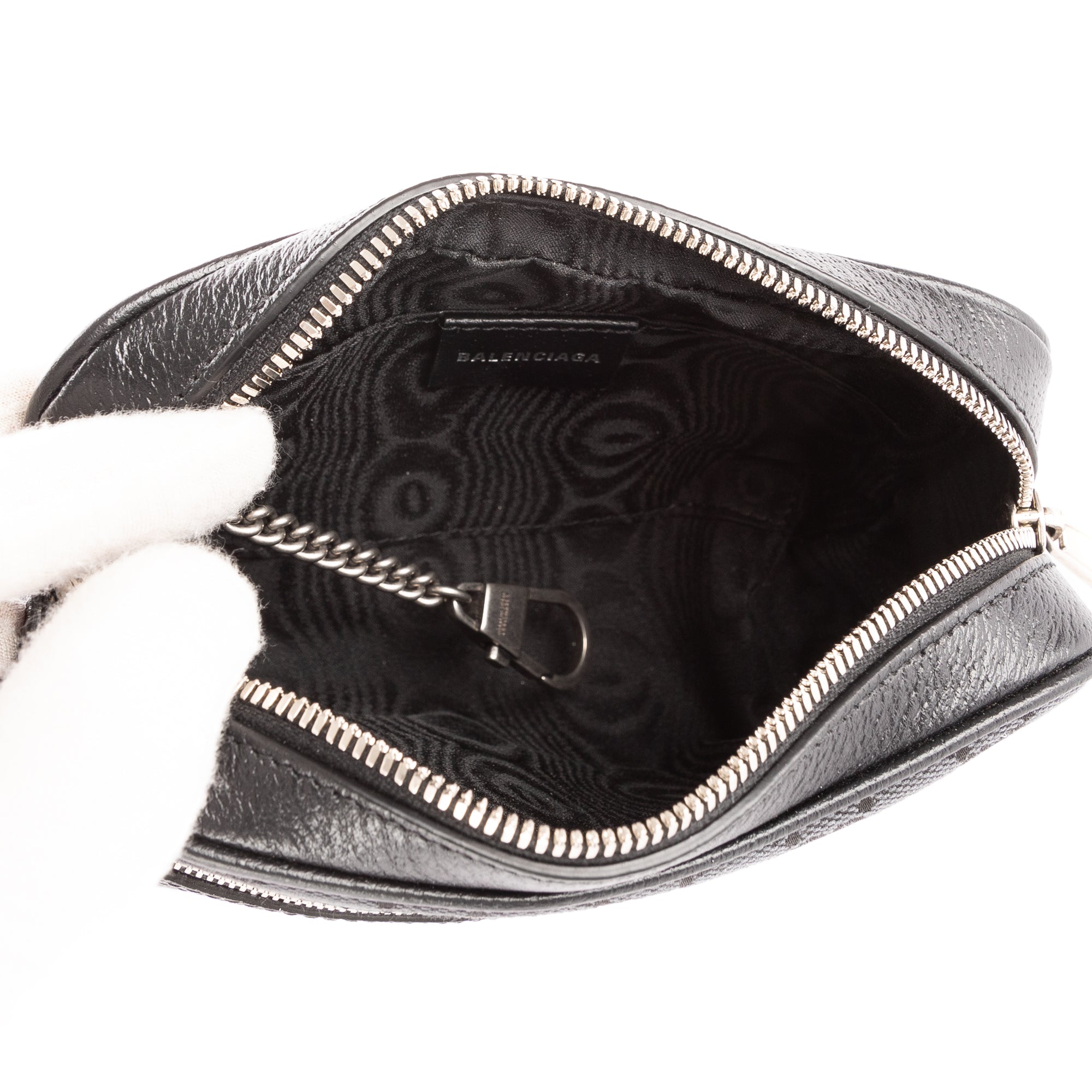 Shoulder Bag Hacker Project Ophidia Navy Blue Monogram Jacquard Canvas