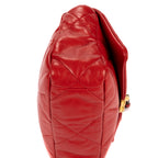 Handbag Classic 19 Flap Red Calfskin Quilted Leather