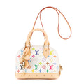 Handbag Ltd. Ed. Takashi Murakami Multicolore Alma BB White Monogram Multicolore