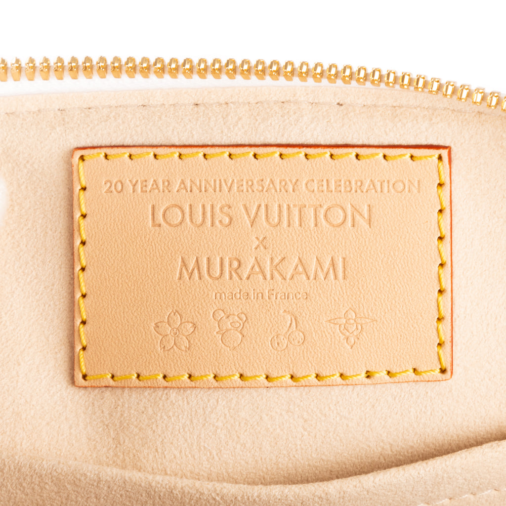 Handbag Ltd. Ed. Takashi Murakami Multicolore Alma BB White Monogram Multicolore