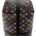 Bolso de viaje Re-Edition Takashi Murakami Multicolore Keepall 50 Monogram Multicolore negro