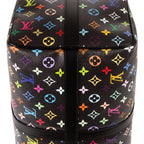 Bolso de viaje Re-Edition Takashi Murakami Multicolore Keepall 50 Monogram Multicolore negro