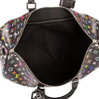 Bolso de viaje Re-Edition Takashi Murakami Multicolore Keepall 50 Monogram Multicolore negro