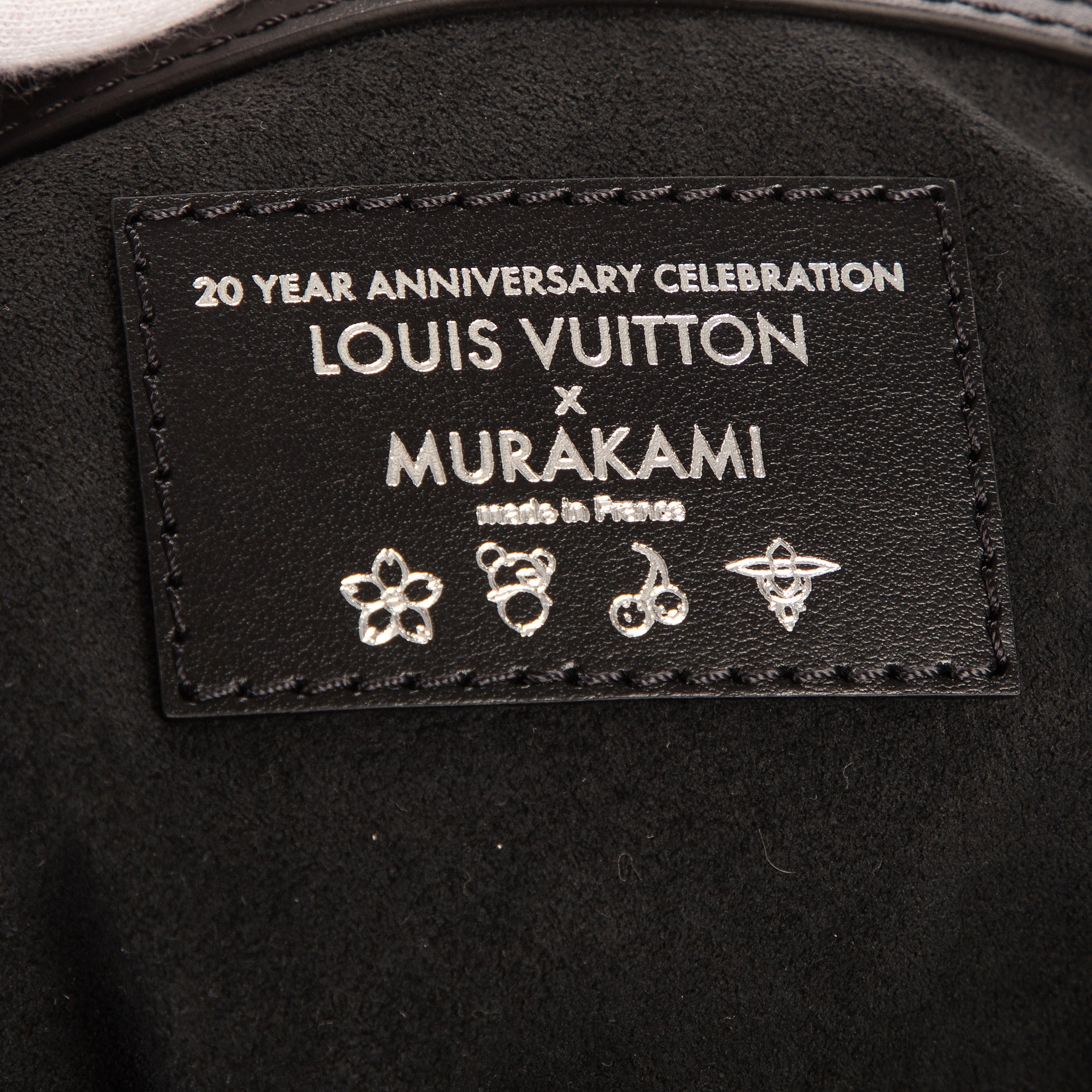 Bolso de viaje Re-Edition Takashi Murakami Multicolore Keepall 50 Monogram Multicolore negro