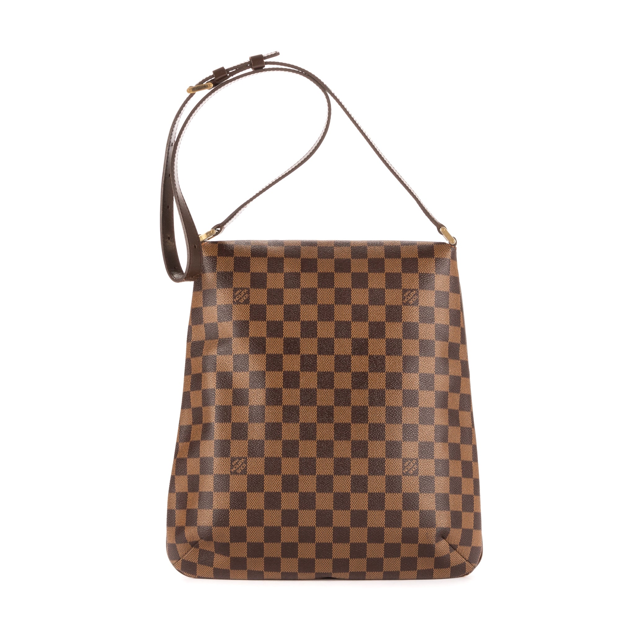 Shoulder Bag Musette GM Brown Damier Ebene