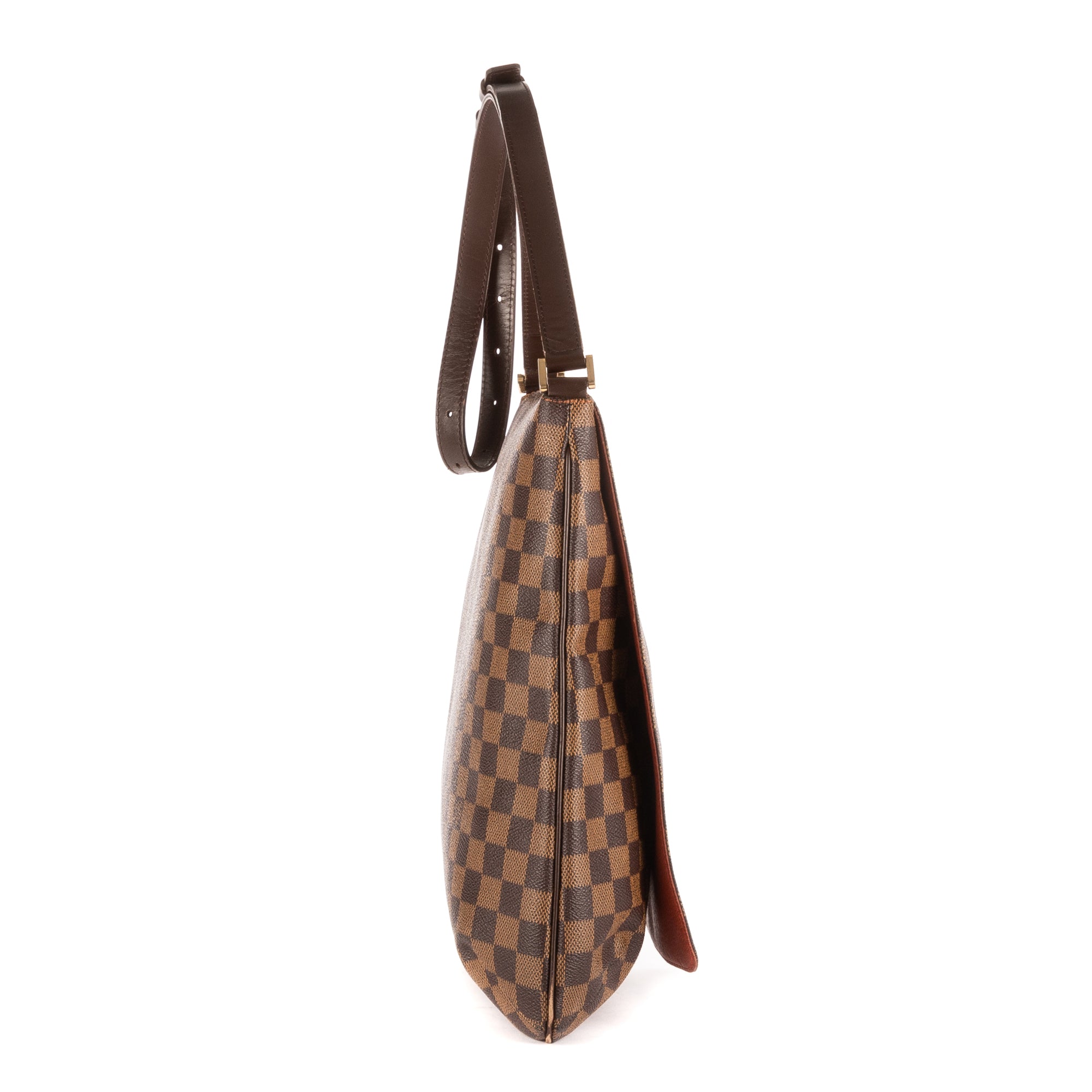 Shoulder Bag Musette GM Brown Damier Ebene