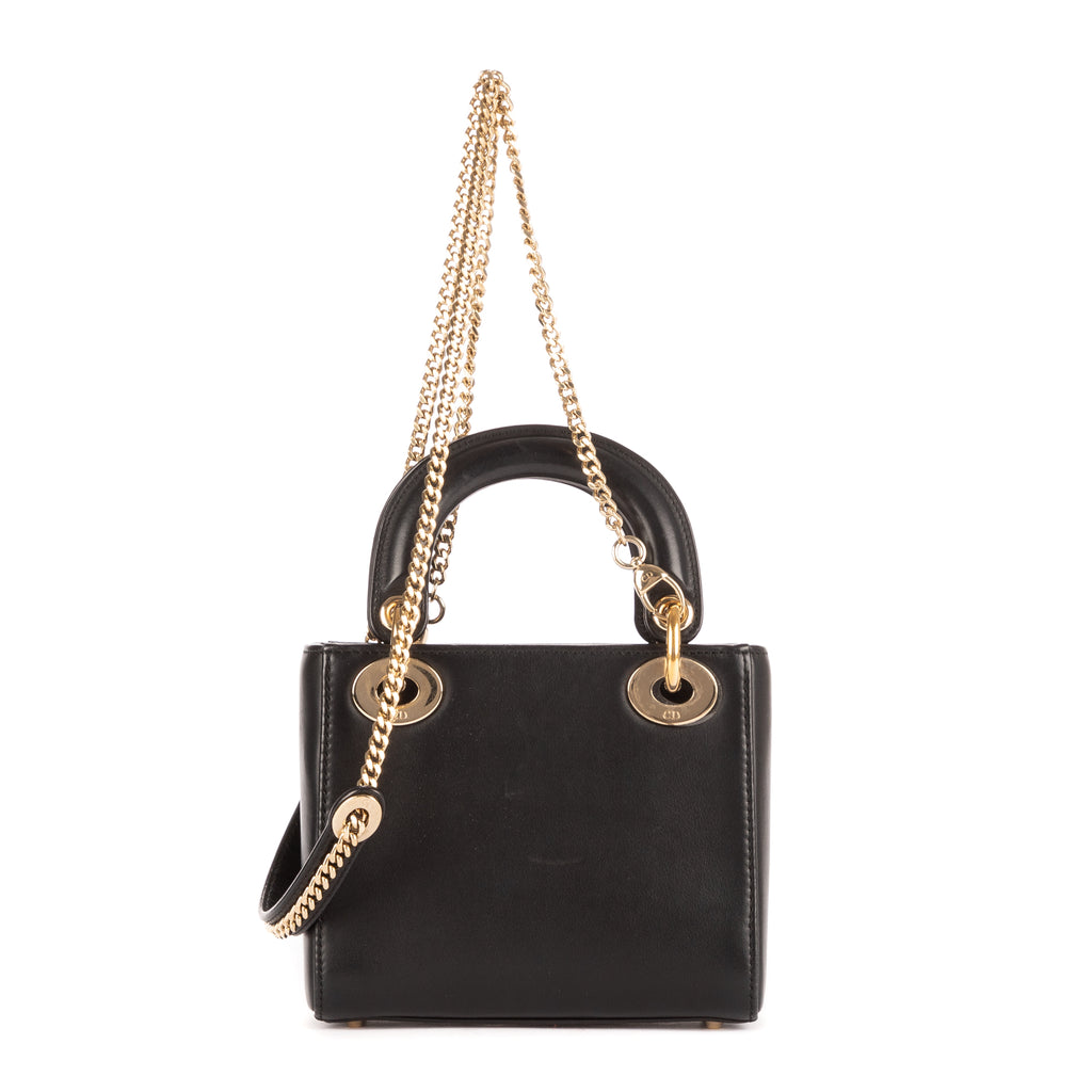 Shoulder Bag Ltd. Ed. Niki de Saint Phalle Lady Mini Black Heart-shaped Sequin-embellished leather