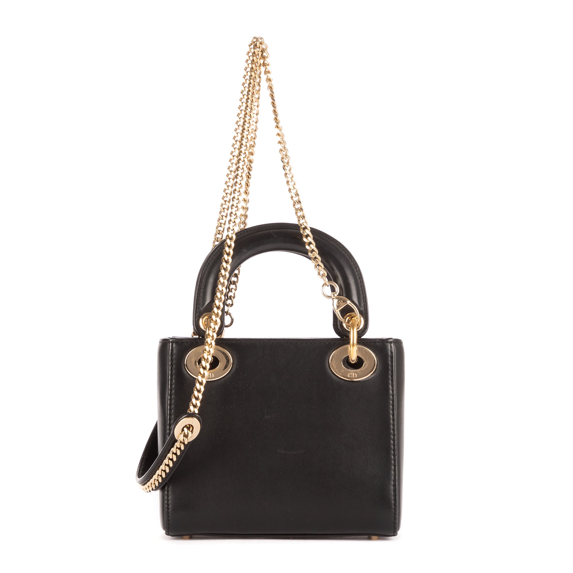 Shoulder Bag Ltd. Ed. Niki de Saint Phalle Lady Mini Black Heart-shaped Sequin-embellished leather