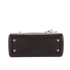 Shoulder Bag Ltd. Ed. Niki de Saint Phalle Lady Mini Black Heart-shaped Sequin-embellished leather