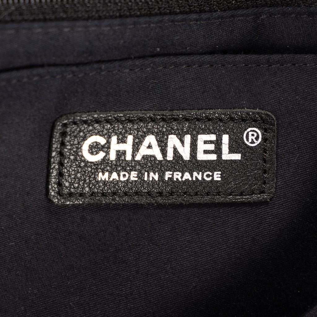 Chanel - Édition Limitée Grand Sac Classique à Rabat Patchwork - Bleu Denim