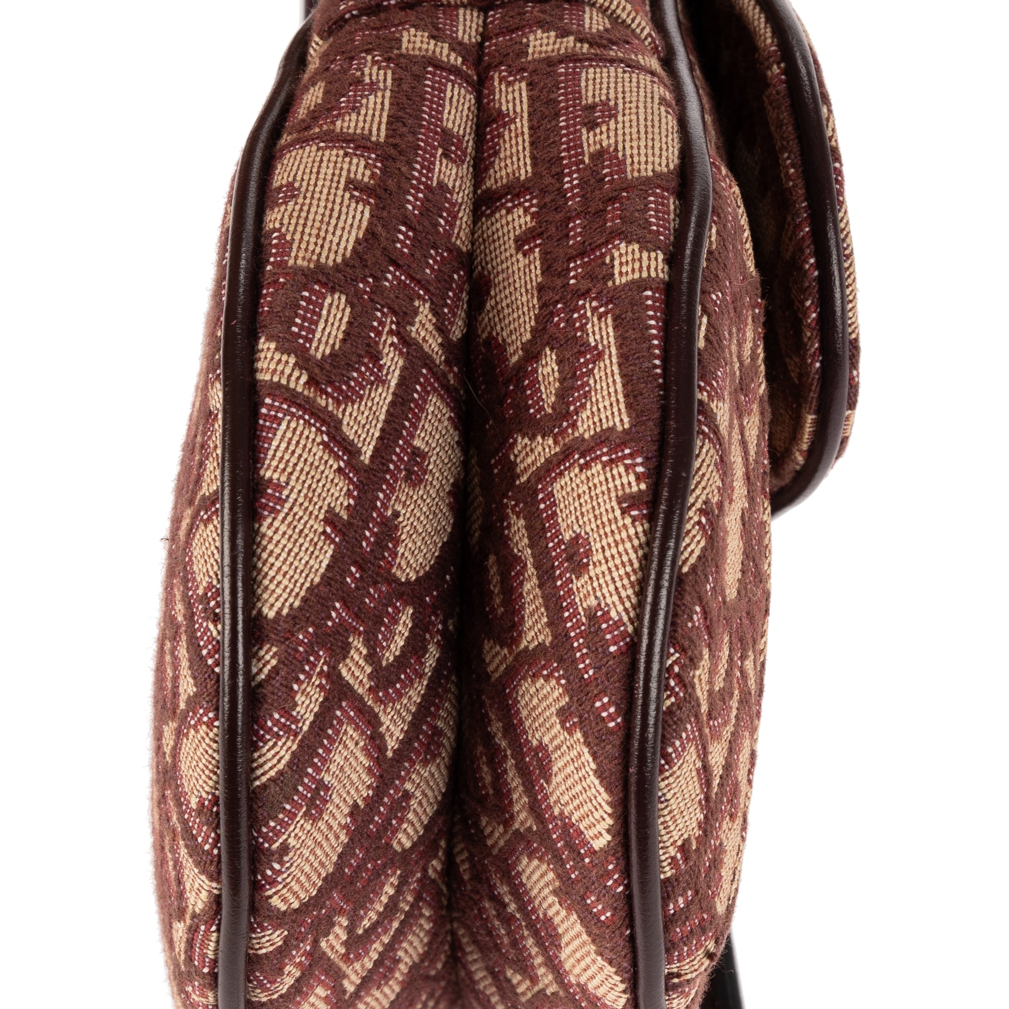 Sac à bandoulière Mini Saddle Oblique toile oblique Diorissimo bordeaux