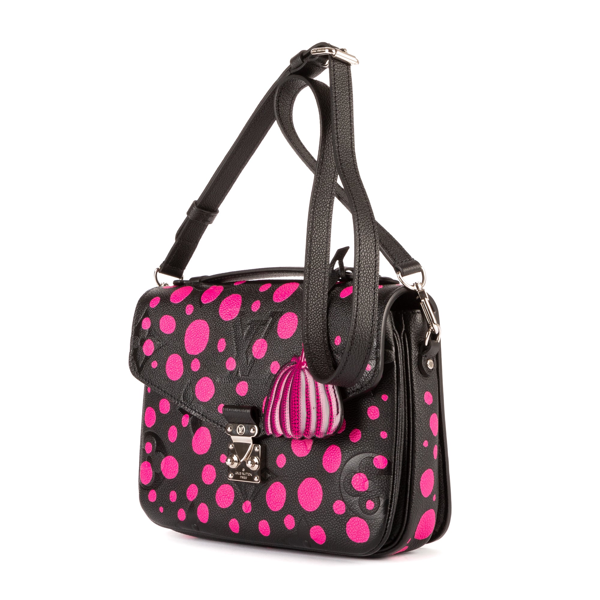 Louis Vuitton - Édition limitée Yayoi Kusama Giant Pochette Metis - Noir/Fuchsia