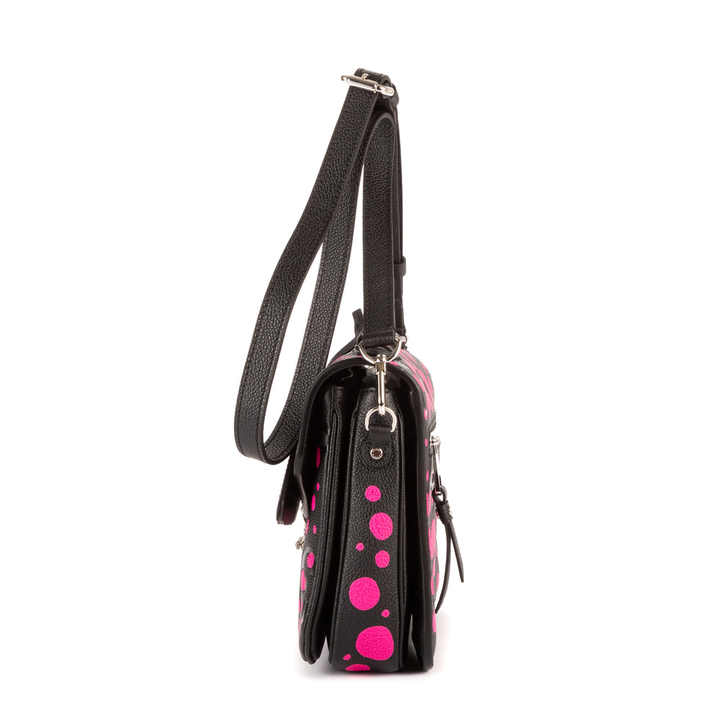 Louis Vuitton - Édition limitée Yayoi Kusama Giant Pochette Metis - Noir/Fuchsia