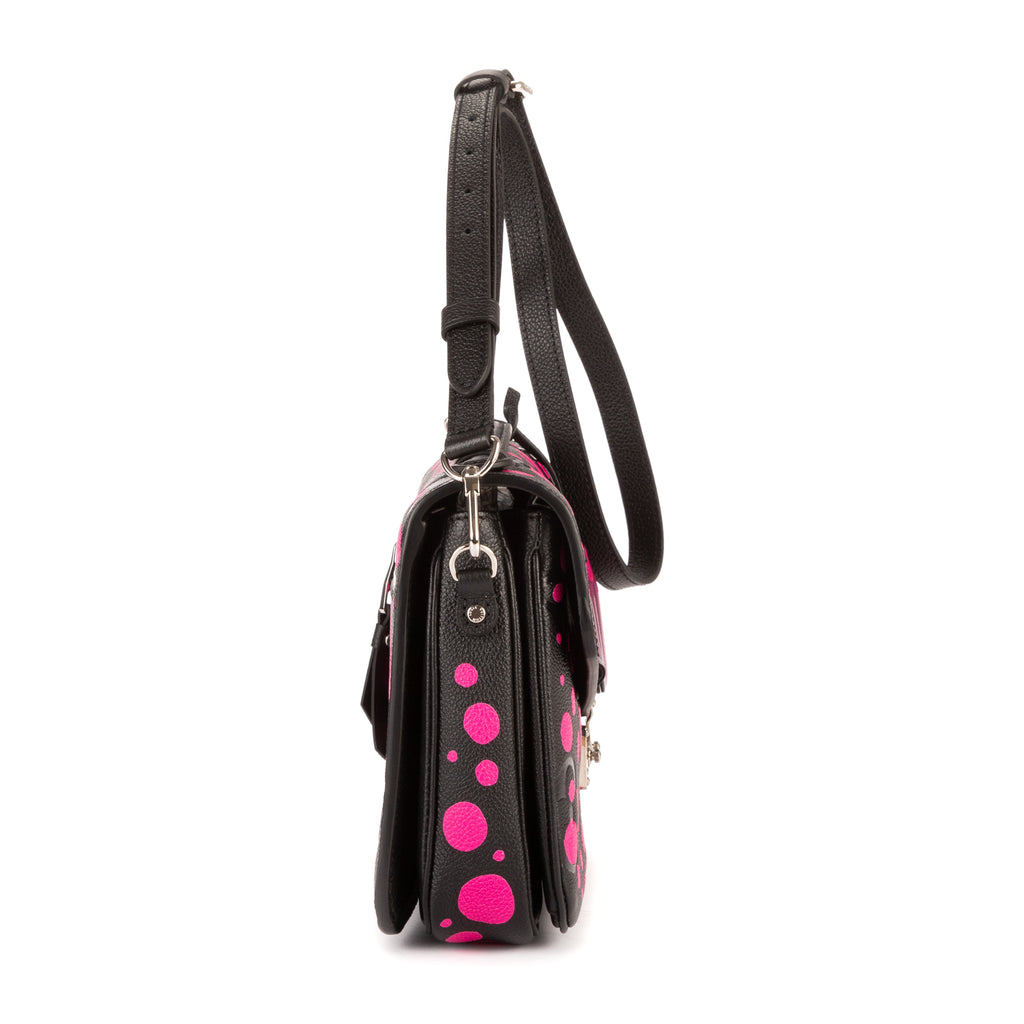 Louis Vuitton - Édition limitée Yayoi Kusama Giant Pochette Metis - Noir/Fuchsia