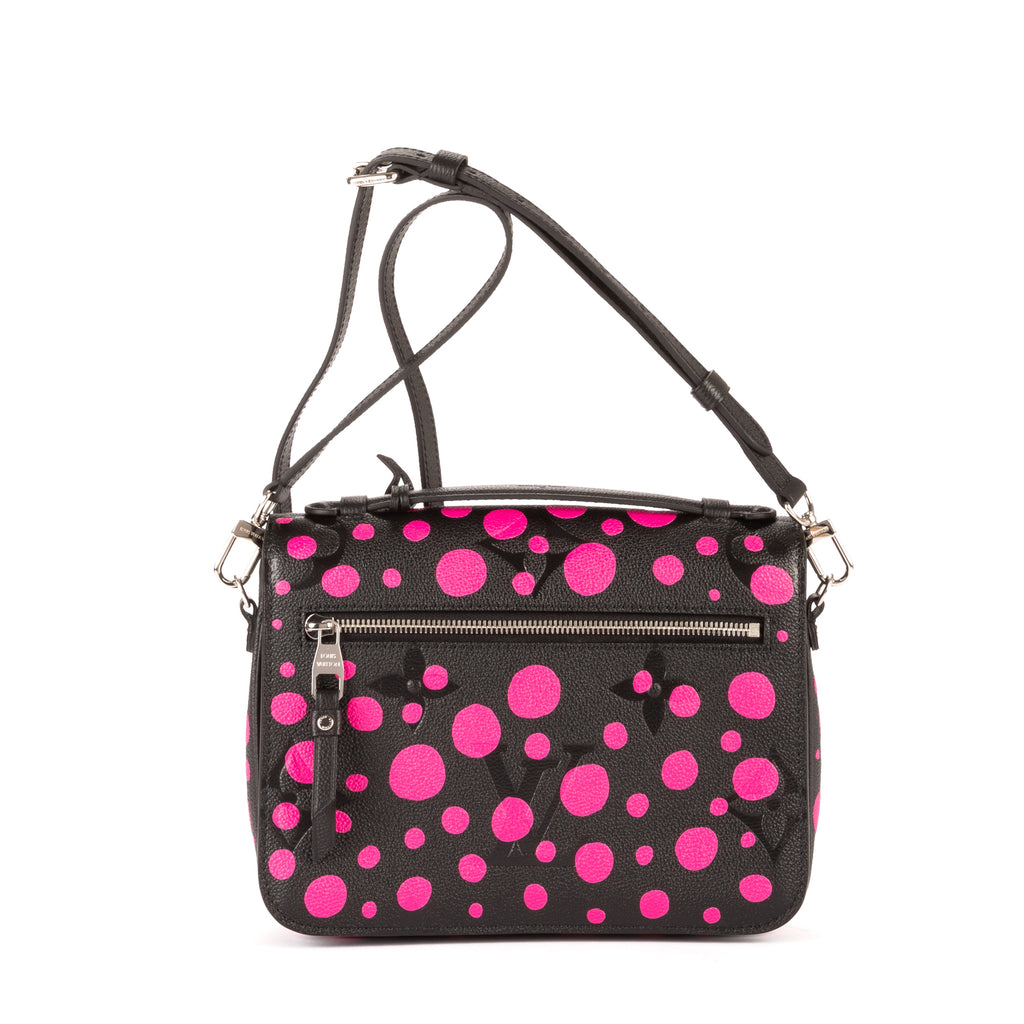 Louis Vuitton - Édition limitée Yayoi Kusama Giant Pochette Metis - Noir/Fuchsia