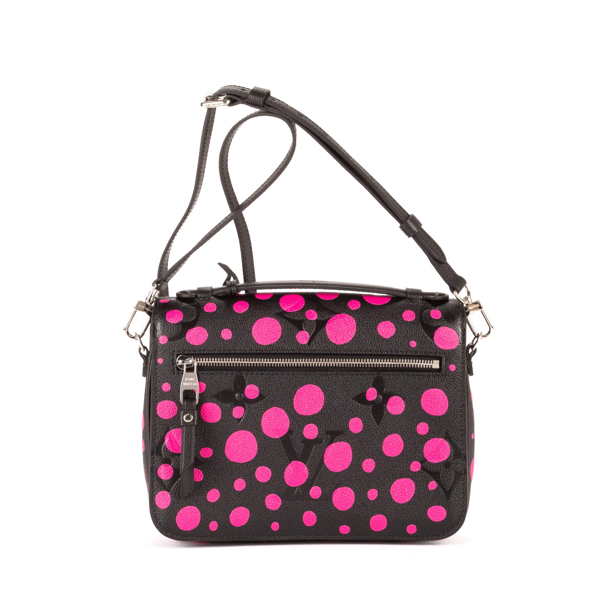 Louis Vuitton - Édition limitée Yayoi Kusama Giant Pochette Metis - Noir/Fuchsia