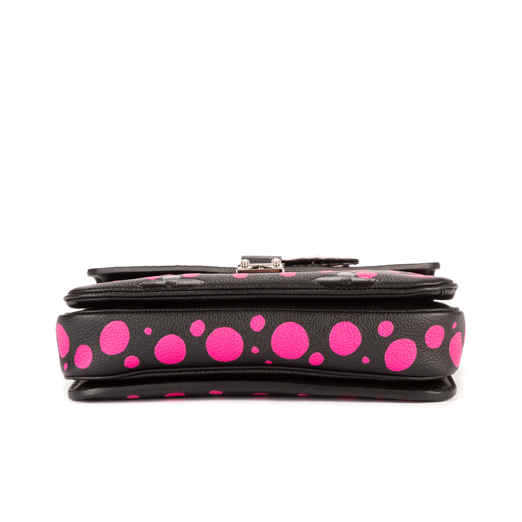 Louis Vuitton - Édition limitée Yayoi Kusama Giant Pochette Metis - Noir/Fuchsia