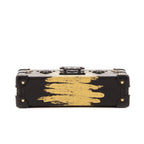 Shoulder Bag Small Trunk PM Black Smooth Canvas