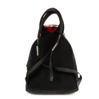 Sac à dos Monstre Nylon noir avec peau de python
