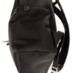 Sac à dos Monstre Nylon noir avec peau de python