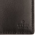 Portefeuille à deux volets Emblem en toile monogrammée grise