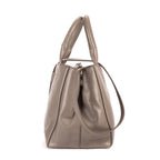 Bolso de Hombro Canapa Piel Suave Color Topo