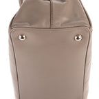 Bolso de Hombro Canapa Piel Suave Color Topo