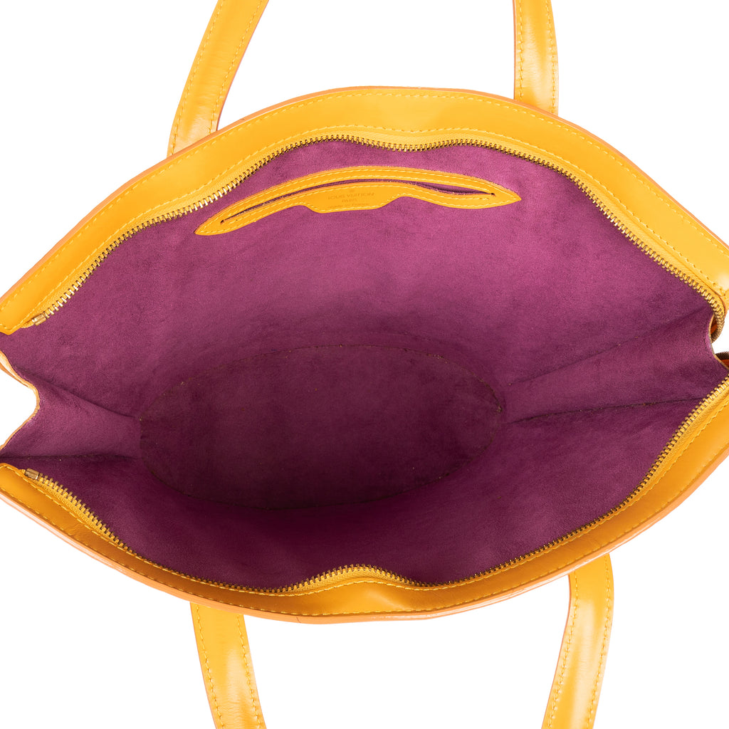Bolso de mano St-Jacques PM Epi amarillo
