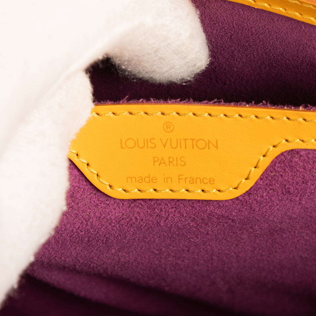 Bolso de mano St-Jacques PM Epi amarillo