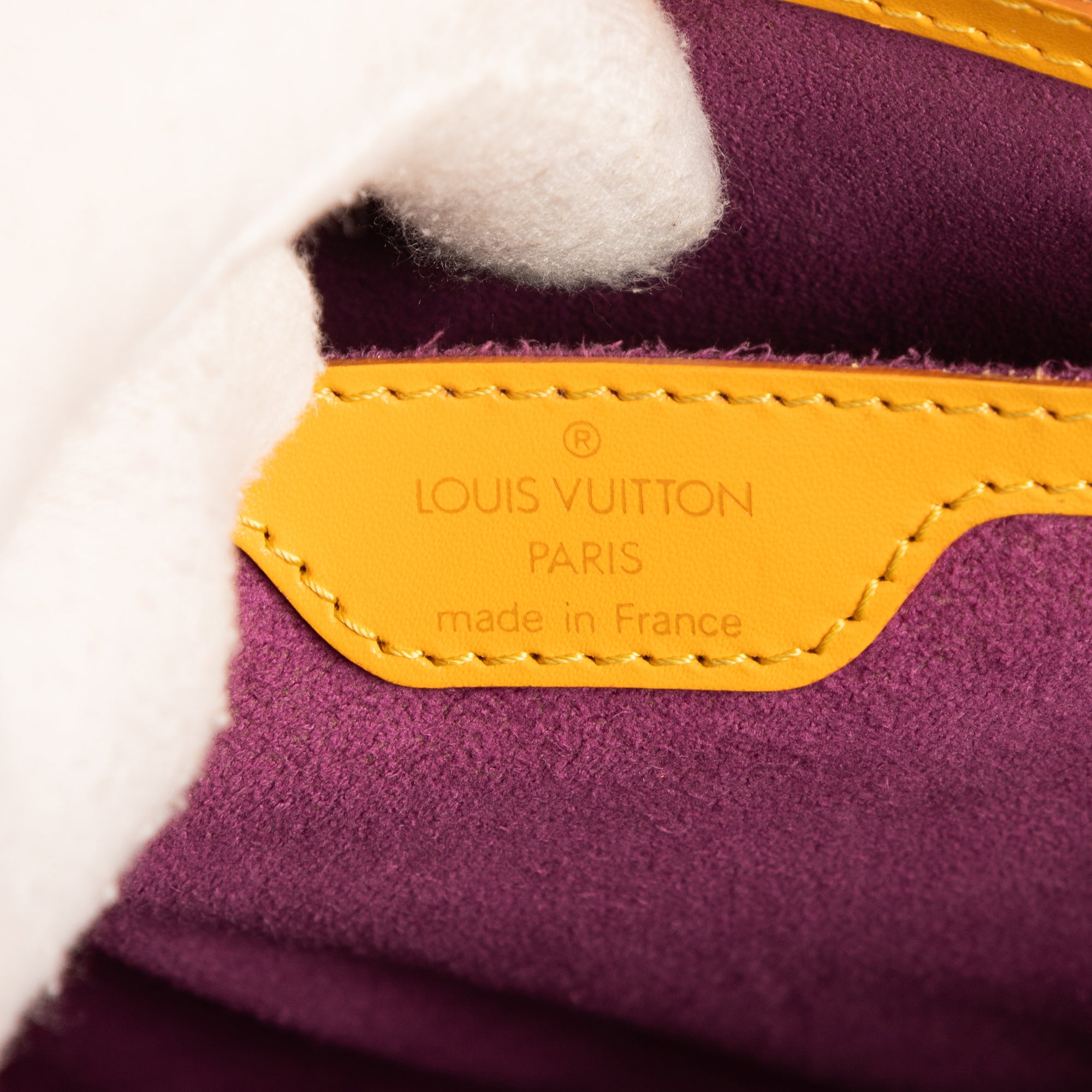 Bolso de mano St-Jacques PM Epi amarillo
