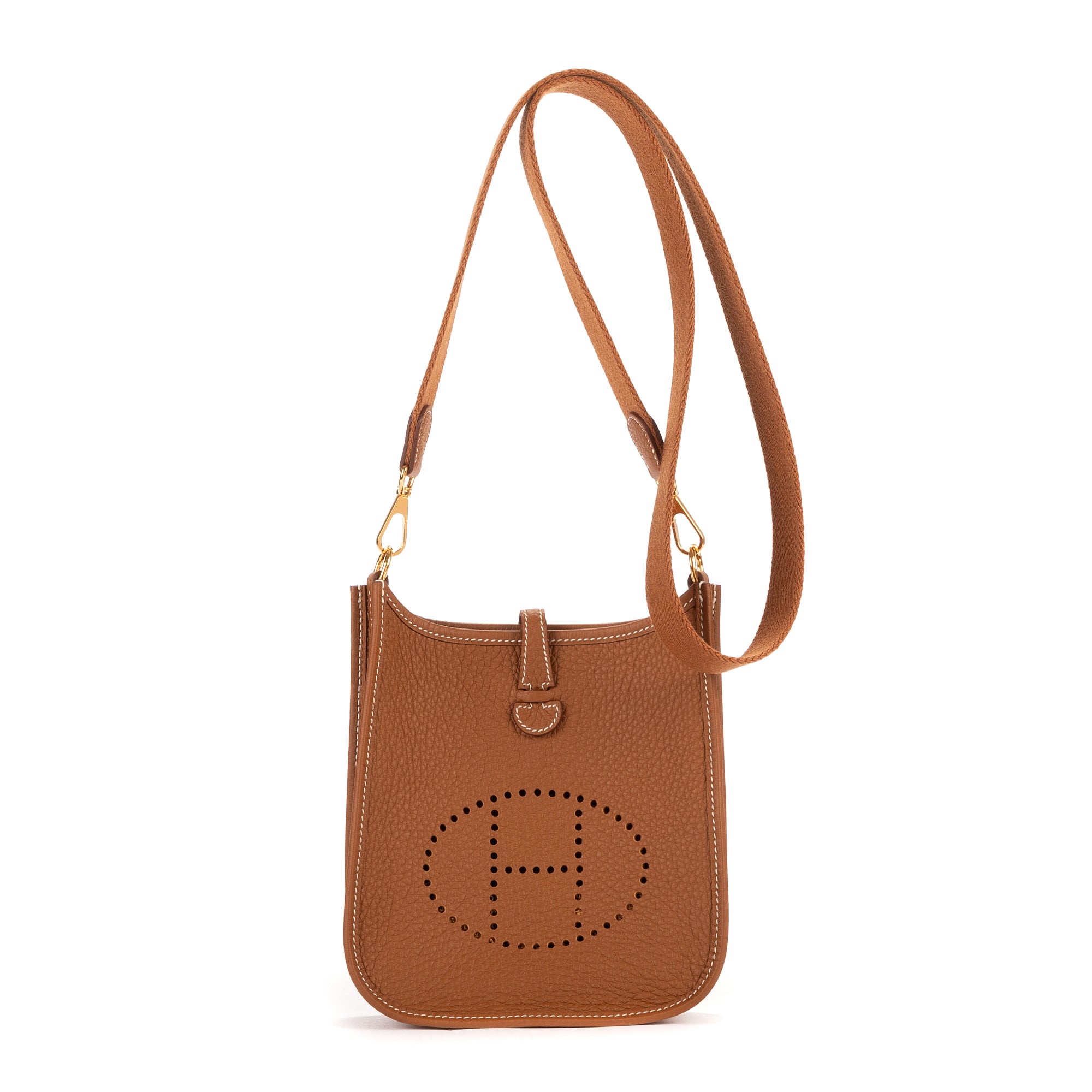 Shoulder Bag Evelyne 16 Brown Togo Leather
