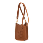 Sac Bandoulière Evelyne 16 Cuir Togo Marron
