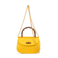 Sac à bandoulière Soirée Jaune Satiné