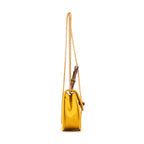 Sac à bandoulière Soirée Jaune Satiné