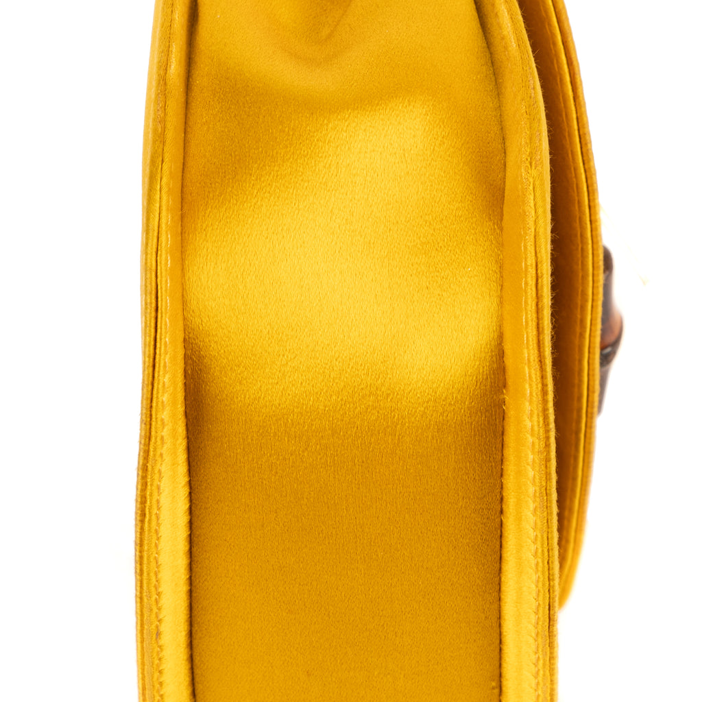 Sac à bandoulière Soirée Jaune Satiné