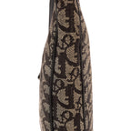 Sac à main Vintage Saddle Noir Toile Oblique Diorissimo