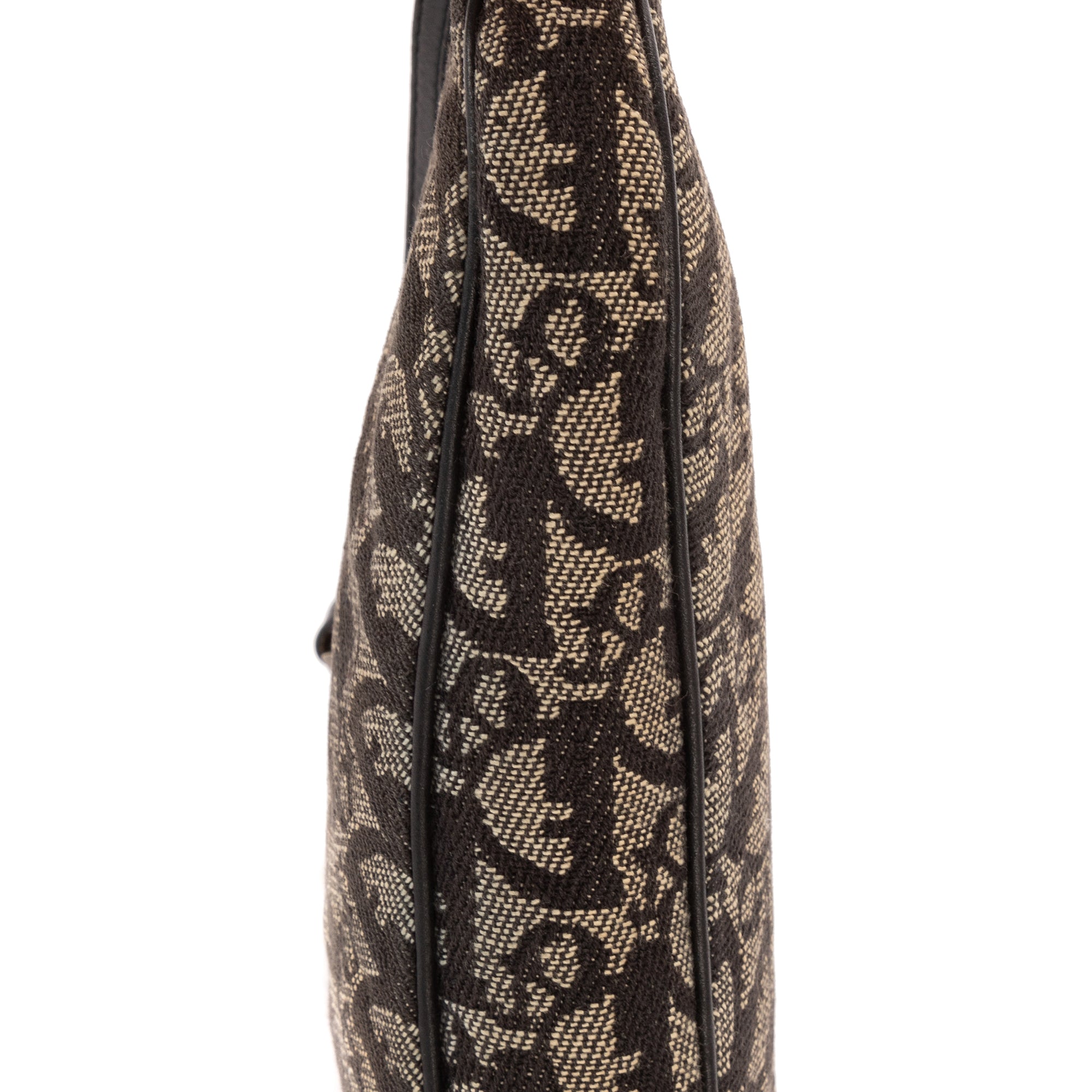 Sac à main Vintage Saddle Noir Toile Oblique Diorissimo
