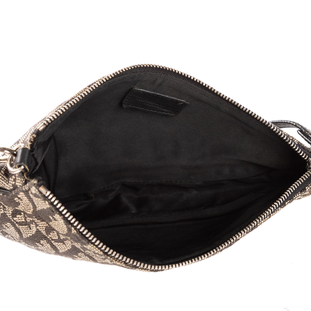 Sac à main Vintage Saddle Noir Toile Oblique Diorissimo
