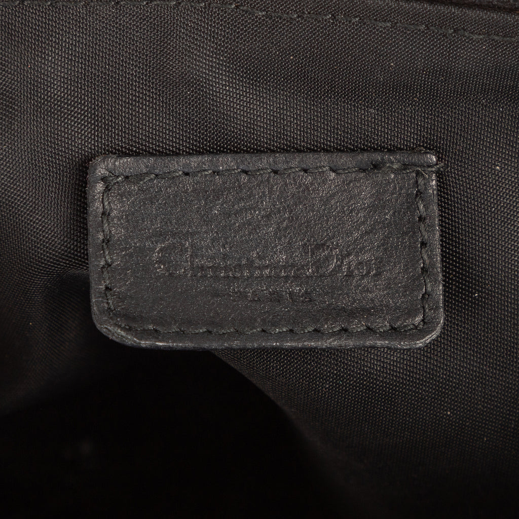 Sac à main Vintage Saddle Noir Toile Oblique Diorissimo