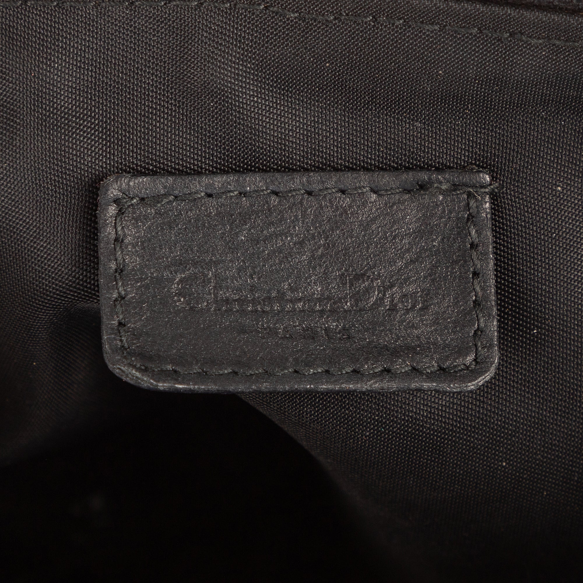 Sac à main Vintage Saddle Noir Toile Oblique Diorissimo
