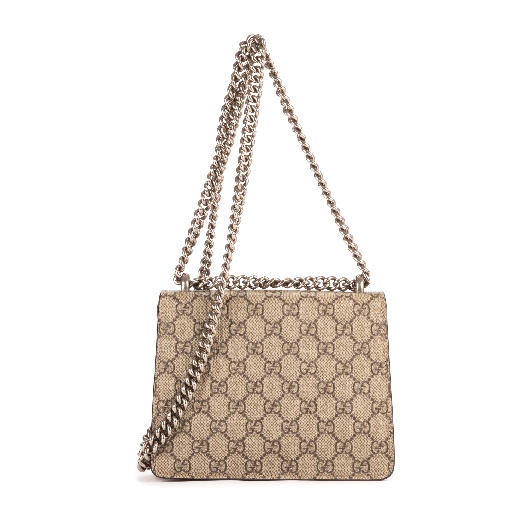 Shoulder Bag Mini Dionysus Mini Beige Coated Canvas/Suede Leather