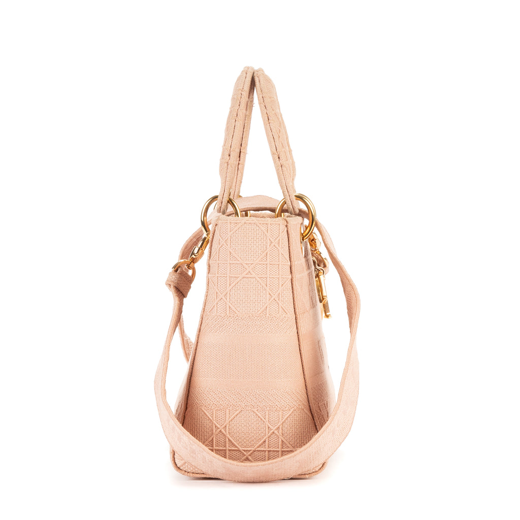 Dior - Édition limitée Lady Dior Lite moyen Mizza - Rose