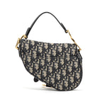 Shoulder Bag Mini Saddle Oblique Mini Navy Diorissimo Oblique Canvas