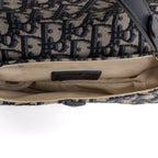 Shoulder Bag Mini Saddle Oblique Mini Navy Diorissimo Oblique Canvas