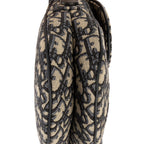 Shoulder Bag Saddle Oblique Navy Blue Diorissimo Oblique Canvas