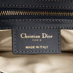 Shoulder Bag Saddle Oblique Navy Blue Diorissimo Oblique Canvas