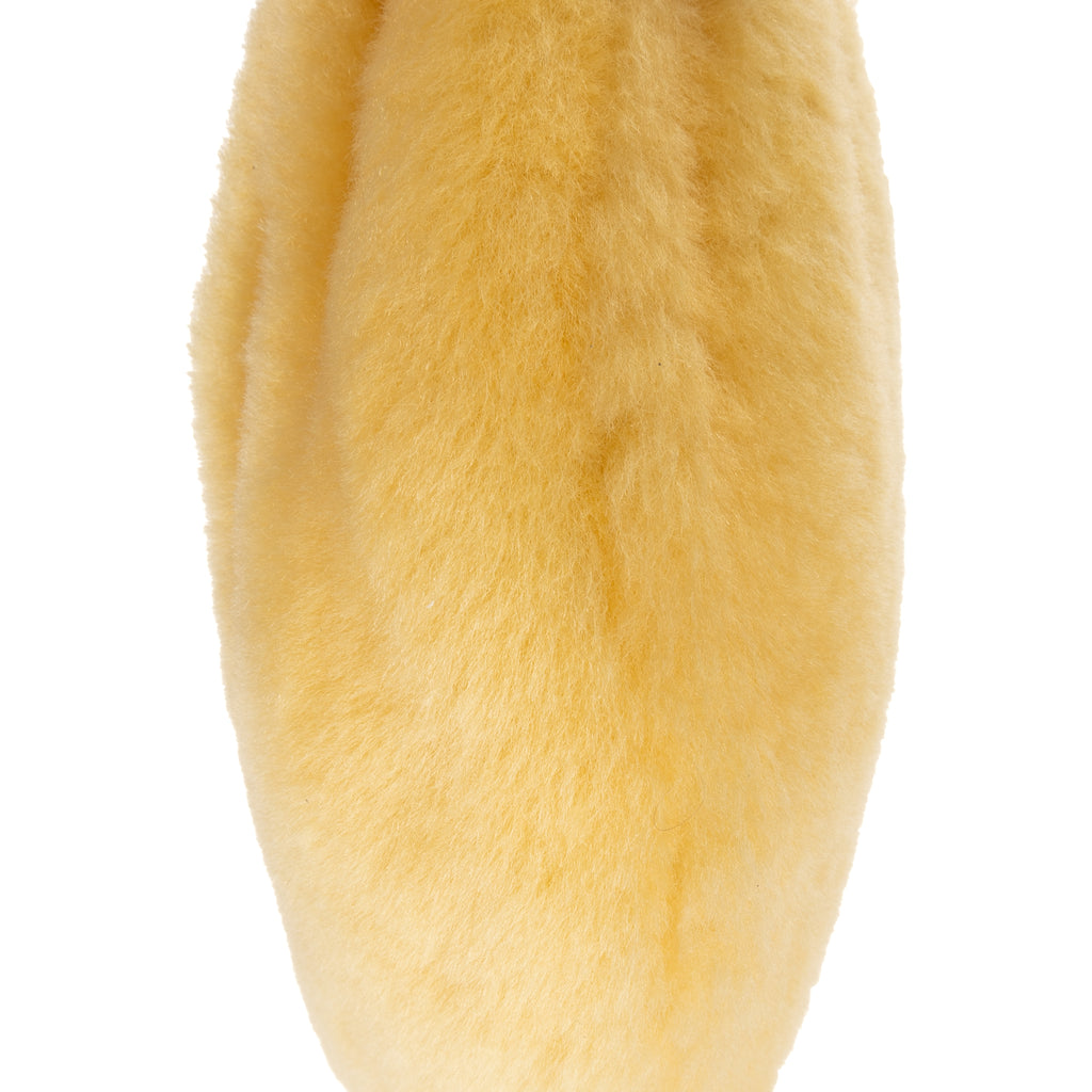 Handbag Mini Jodie Knot Hobo Yellow Shearling Wool