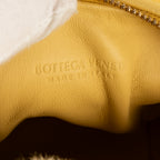 Handbag Mini Jodie Knot Hobo Yellow Shearling Wool