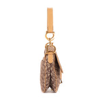 Bolso de hombro Saddle Oblique Lona Oblique marrón Diorissimo