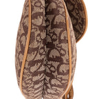Bolso de hombro Saddle Oblique Lona Oblique marrón Diorissimo